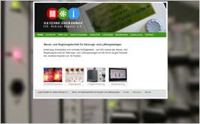 Website-Referenz Ebert und Partner: Heizungs-, Lüftungs- und Klimatechnik in München