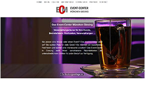 Website-Referenz Ebert und Partner: Eventcenter München Giesing