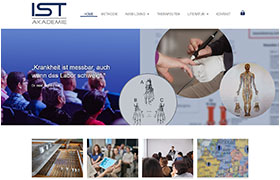 Website-Referenz Ebert und Partner: Akademie