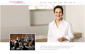 Website-Referenz Ebert und Partner: Dirigentin / Komponistin