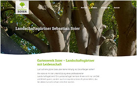 Website-Referenz Ebert und Partner: Gartenbau