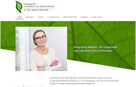 Website-Referenz Ebert und Partner: Internistin