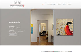 Website-Referenz Ebert und Partner: Kunstgalerie